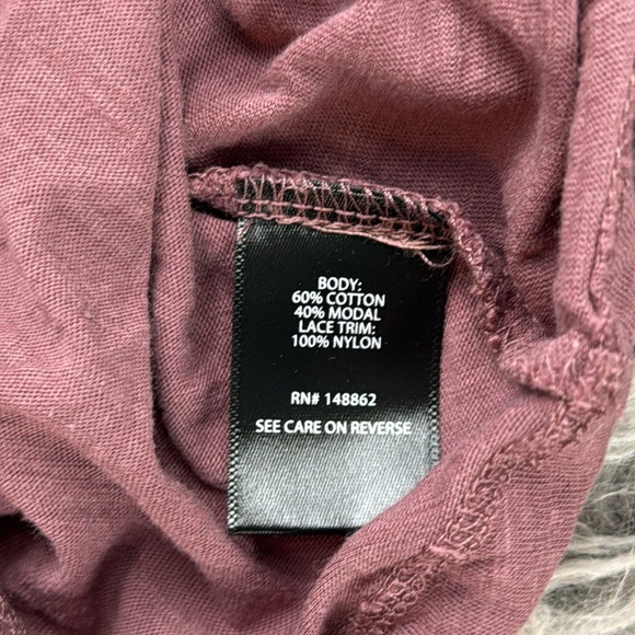 Torrid Cotton Boho Modal Slub Square Neck Rose Taupe Pintuck Babydoll Top, 1X - Picture 7 of 9